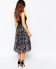 Pleated Skirt Dress