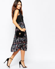 Pleated Skirt Dress